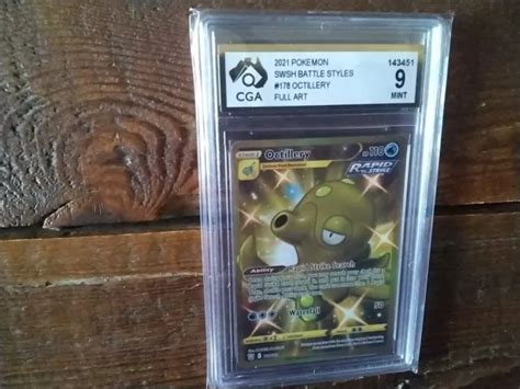 Pokemon Vmax Gold Secret Graded Promo Octillery Vstar Gx Ex 178163 V Card B27 Eur 2115