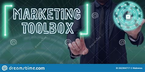 Text Caption Presenting Marketing Toolbox Business Overview Means In