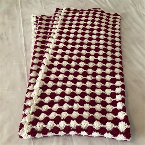 Crochet Queen Size Day Blanket Cuddly Blanket For The Couch Etsy