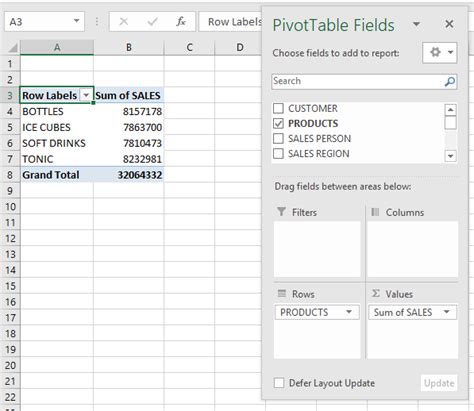 How To Do A Pivot Table In Excel Cabinets Matttroy