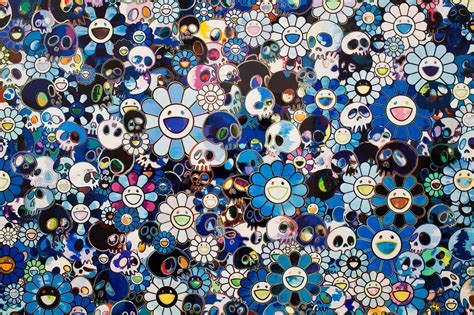 Takashi Murakami Skull Art