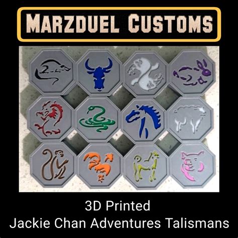 Jackie Chan Adventures Talismans - Etsy