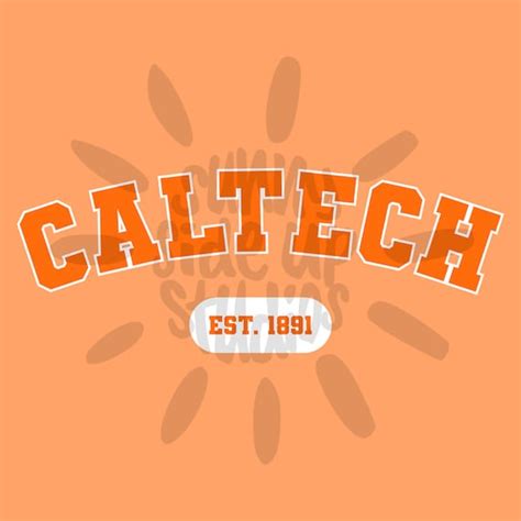 Caltech University Logo SVG and PNG - Etsy