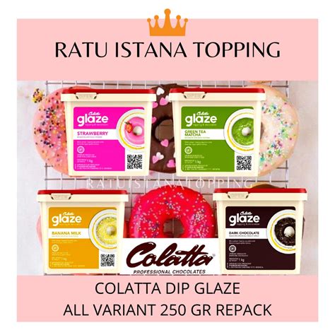 Jual Glaze Colatta Gram Dip Glaze Colatta Topping Donat Pisang