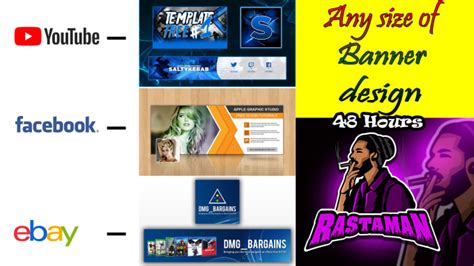 Design custom size banner logo or any by Bannerkit | Fiverr