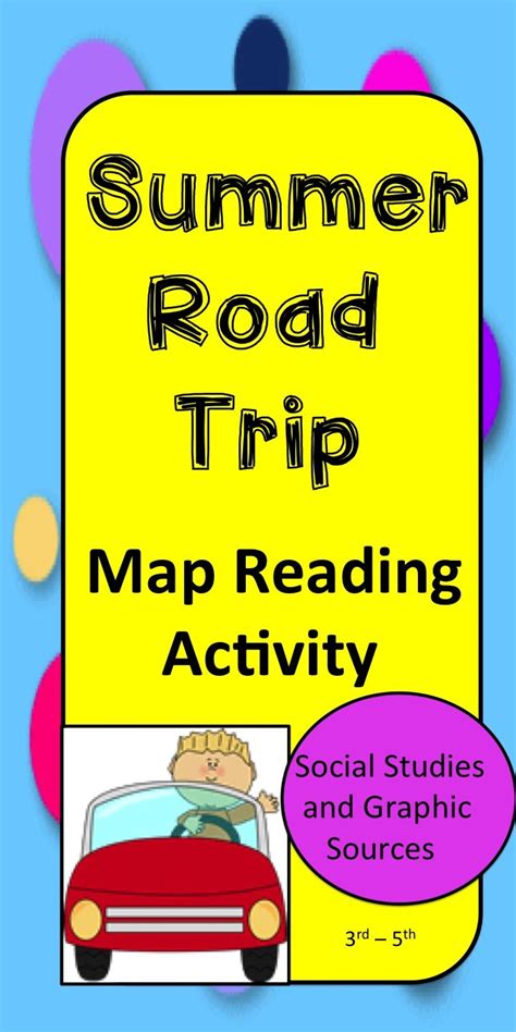 Summer Road Trip U S A Mapping Activity Map Activities Reading