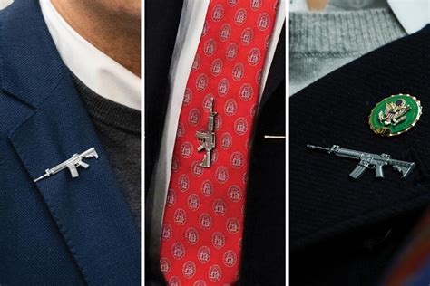 Why Some Members Of Congress Are Wearing Ar Assault Rifle Pins