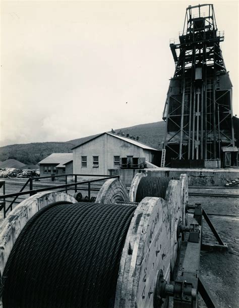 The Headframe At Lyon Mountain Mine In Lyon Mountain