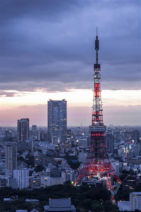 Tokyo Tower Sunset From The Wtc by Timothy Buerger / Timdesuyo.com