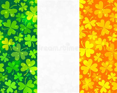 Vector Irish Flag Background Stock Vector Illustration Of Flag Fairy