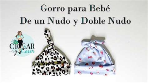 Cómo Hacer un Gorro para Bebé con Nudo Patrón GRATIS Crear y Coser