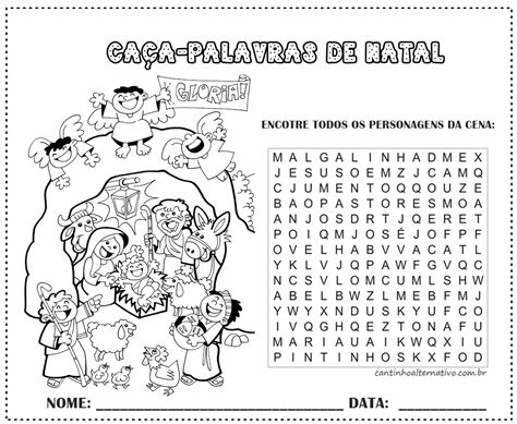 Caça-Palavras de Natal - Cantinho Alternativo