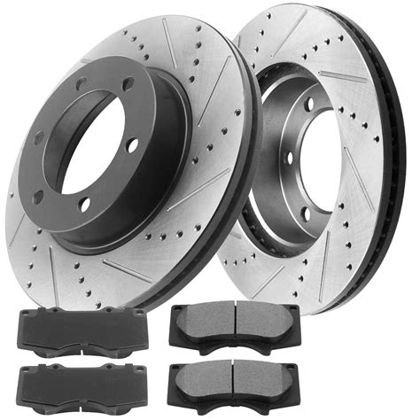 Front Rear Brakes Rotors Kit Brake Fluid For Silverado 1500 Sierra