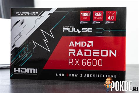 SAPPHIRE PULSE AMD Radeon RX 6600 Review — quite a bit slower for just ...