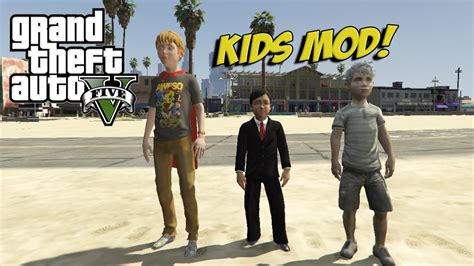 How To Install Kids Mod In Gta 5 Youtube