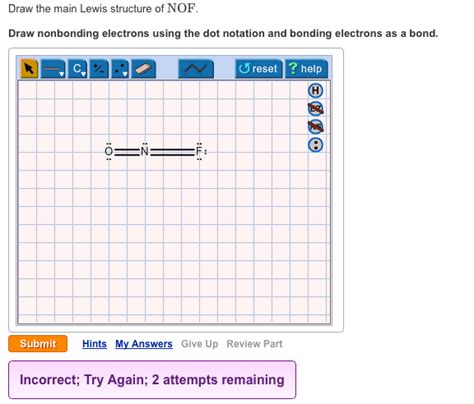 Nof Lewis Structure With Charges