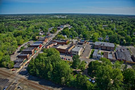 Aerial Photo downtown Chesterton, Indiana - JoeyBLS Photography JoeyBLS Photography