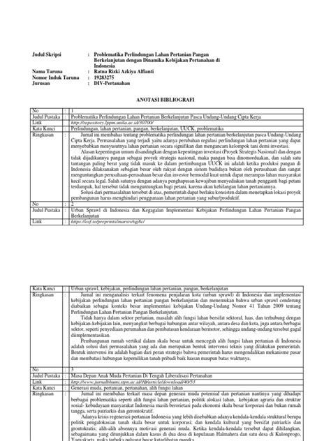 Contoh Form Anotasi Bibliografi Metodologi Penelitian Pdf