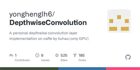 GitHub - yonghenglh6/DepthwiseConvolution: A personal depthwise convolution layer implementation ...