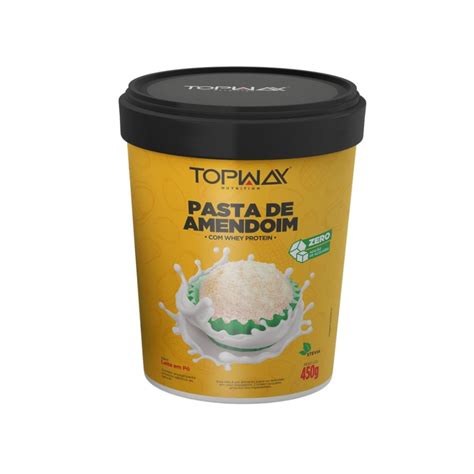 Pasta De Amendoim 450g Topway Maxx Nutrition Suplementos