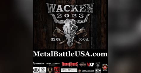 Wacken Metal Battle Usa Submissions Now Open One Band To Rule Them All