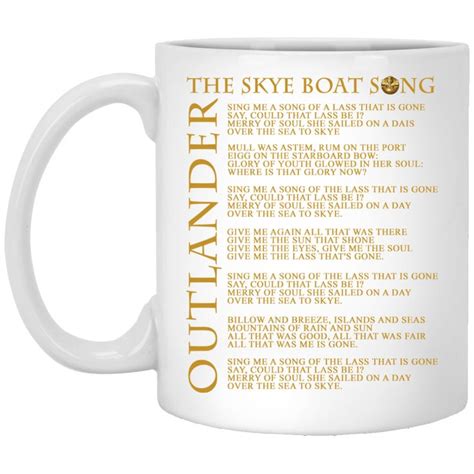 Outlander The Skye Boat Song Lyrics Mugs Icestork The Skye Boat