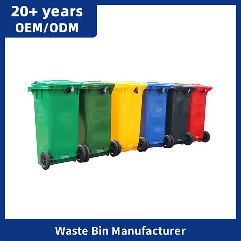 Outdoor Hdpe Food Recycle Foot Pedal Dustbin