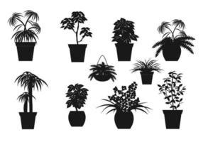 Plant Silhouette Vector Shapes