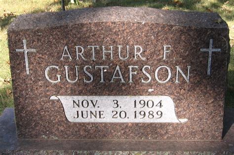 Arthur Frank Gustafson 1904 1989 Memorial Find A Grave