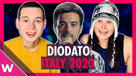 Italy Eurovision Reaction Diodato Fai Rumore Sanremo Winner