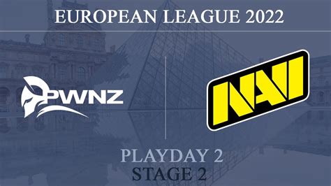 PWNZ Vs NAVI Kafe Dostoyevsky European League 2022 Stage 2 Playday