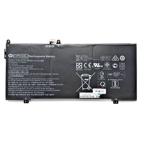 Original Hp Spectre X360 13 Ae049tu Laptop Battery 3cell Cp03xl