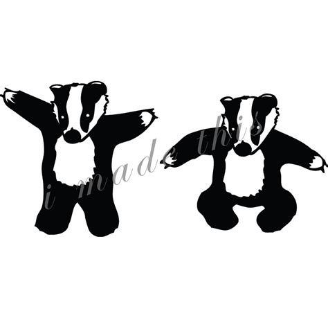 Badger Vinyl Sticker | Etsy