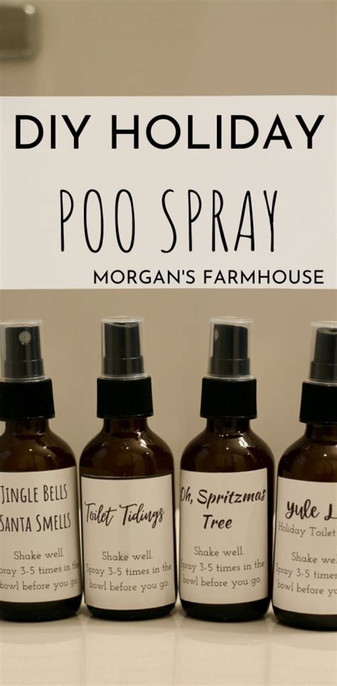 DIY Holiday Poo Spray - Morgan's Farmhouse