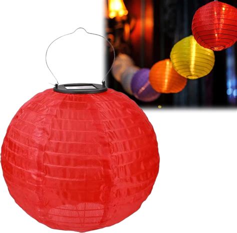 Inch Waterproof Solar Chinese Lantern New Outdoor Indoor