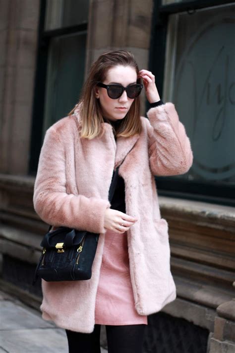 Zara Faux Fur Coat Pink Atelier Yuwa Ciao Jp