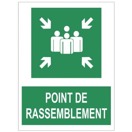 Panneau Point De Rassemblement Refab Sticker Communication