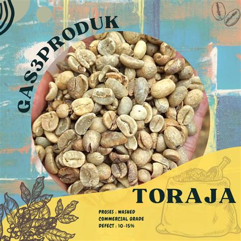 Jual Green Bean Biji Kopi Arabika Toraja Mamasa Commersial Grade