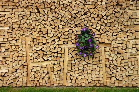 Droog Hout Voor Schoon Stoken Yocoon Haardhout Houtopslag Schutting Tuin