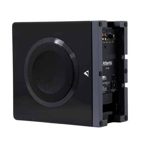 Compact Wired Wireless Powered Subwoofer 8 Atlantic Technology Touch Of Modern