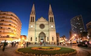 Catedral Bas Lica Menor Localizada No Centro Hist Rico De Curitiba