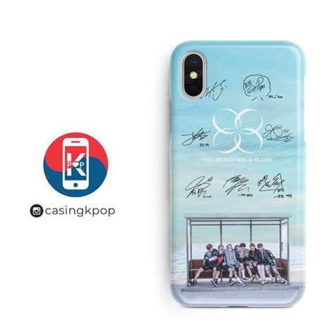 Jual Casing Handphone Kpop Bts You Never Walk Alone Signature Shopee