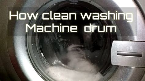 How To Clean Washing Machine Drum At Home YouTube