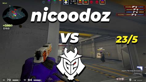 CSGO POV Fnatic Nicoodoz 23 5 Vs G2 Nuke ESL Pro League Season 17