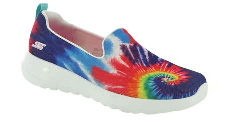 Skechers Performance Go Walk Joy Slip On Slip On 9 5 2a N Us Tie Dye