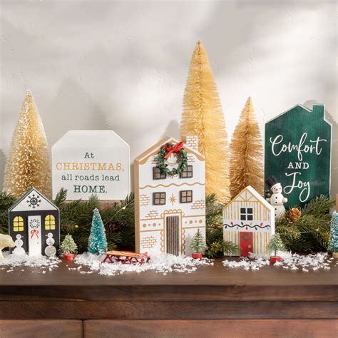 Chalk Couture House Cutouts Christmas Cottage Holiday Décor Chalk