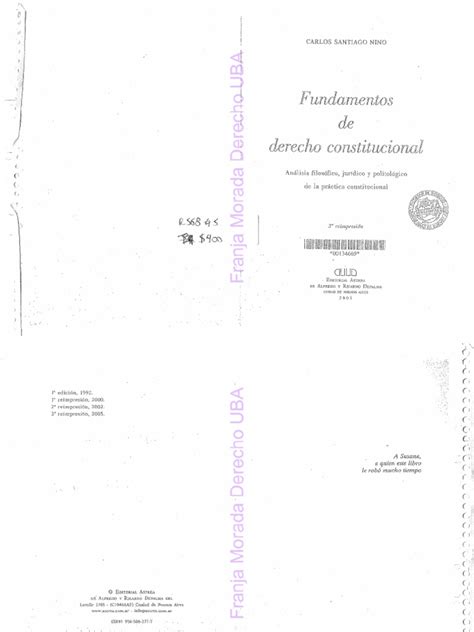 Nino Fundamentos De Derecho Constitucional Pdf