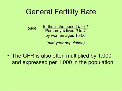 Fertility Measures Ppt