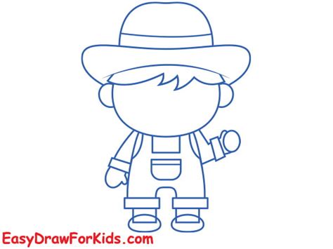 How To Draw A Farmer Ways With Pictures