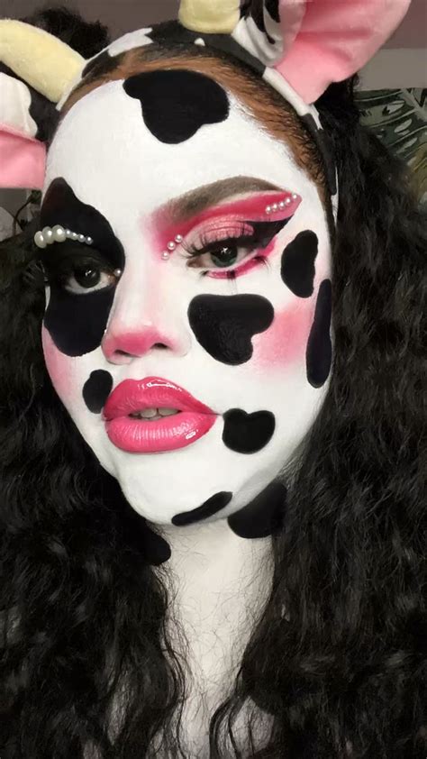 Cow Makeup Tutorial Adrianaeliseg Makeup Tutorial Creative